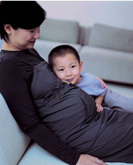 Image of doctor and pregnant woman consultation